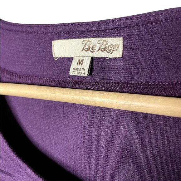 Bebop Womens Purple Short Dress Size Medium Y2K Tunic Style u - Picture 4 of 4